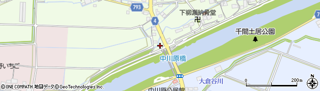福岡県八女市柳瀬210周辺の地図