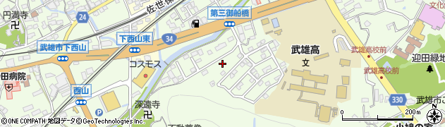 佐嘉警備保障株式会社　武雄営業所周辺の地図