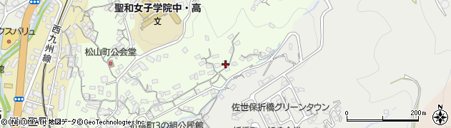 長崎県佐世保市松山町144周辺の地図