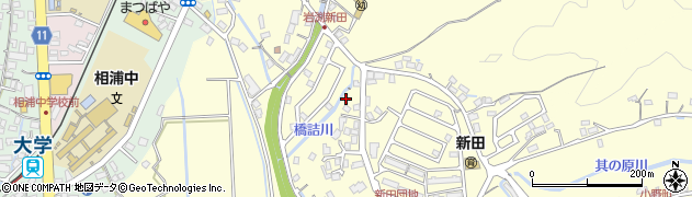 長崎県佐世保市新田町周辺の地図