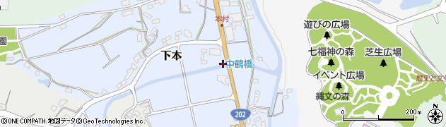 竹林 西有田店周辺の地図