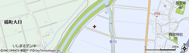 佐賀県武雄市橘町大字片白周辺の地図