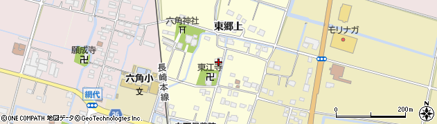 佐賀県杵島郡白石町東郷上周辺の地図