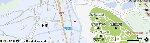 佐賀県西松浦郡有田町下本甲周辺の地図