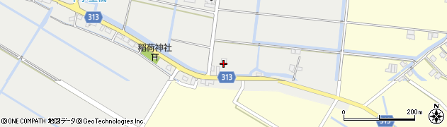 佐賀県佐賀市東与賀町大字田中1175周辺の地図