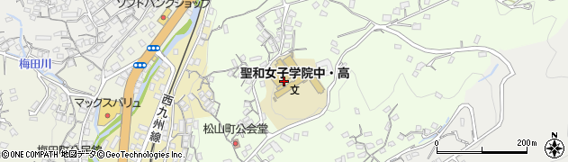 聖和女子学院教務室周辺の地図