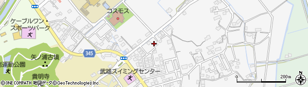 佐賀県武雄市花島14374周辺の地図