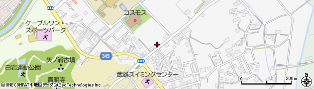 佐賀県武雄市花島13835周辺の地図