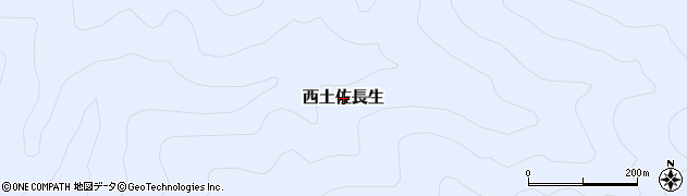 高知県四万十市西土佐長生周辺の地図