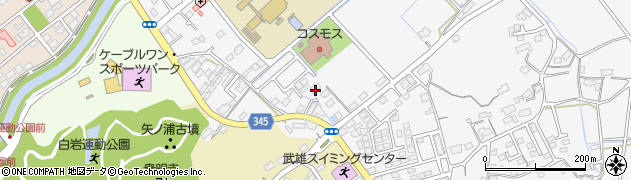 佐賀県武雄市花島13813周辺の地図