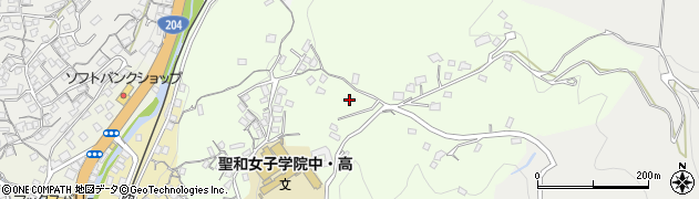 長崎県佐世保市松山町周辺の地図