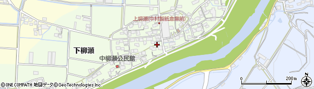 福岡県八女市柳瀬611周辺の地図