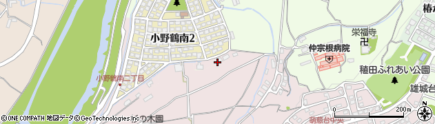 大分県大分市小野鶴新町周辺の地図