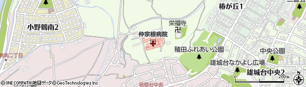 仲宗根病院周辺の地図