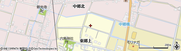 佐賀県白石町（杵島郡）東郷周辺の地図