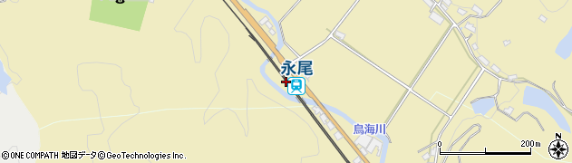 永尾駅周辺の地図
