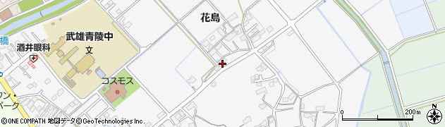 佐賀県武雄市花島14095周辺の地図