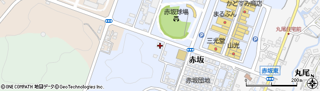 丸田塗装店周辺の地図