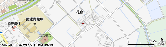 佐賀県武雄市花島14062周辺の地図
