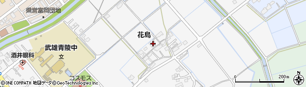 佐賀県武雄市花島14054周辺の地図