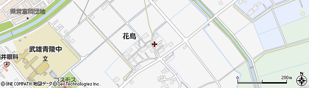 佐賀県武雄市花島14044周辺の地図