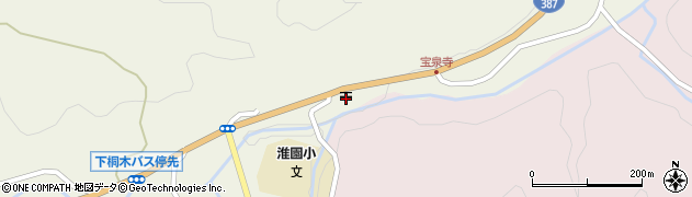宝泉寺郵便局周辺の地図