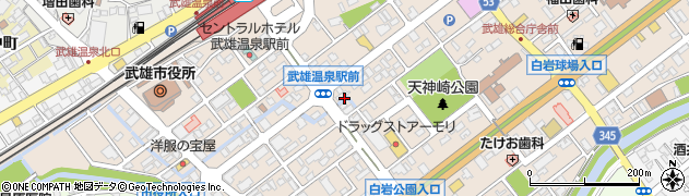 えぞっ子 武雄店周辺の地図