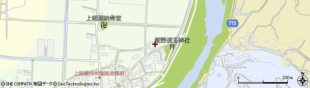 溝田和紙周辺の地図