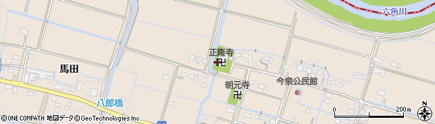 正隆寺周辺の地図