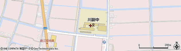 佐賀市立川副中学校周辺の地図