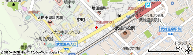 朝日生命保険相互会社　武雄営業所周辺の地図
