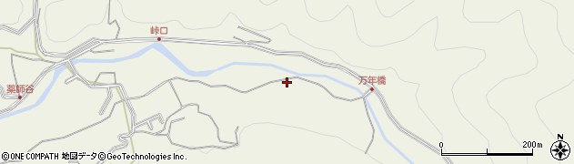 薬師谷川周辺の地図
