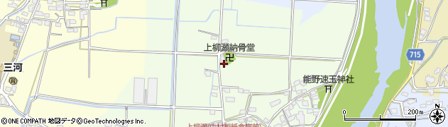 福岡県八女市柳瀬533周辺の地図