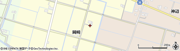 佐賀県杵島郡白石町岡崎245周辺の地図
