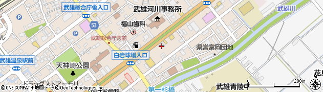 喰道楽武雄店周辺の地図