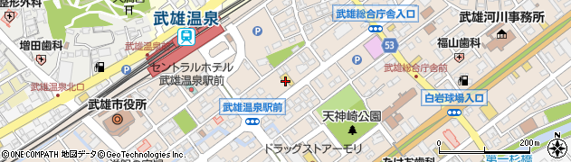 ＨｏｎｄａＣａｒｓ中央佐賀武雄店周辺の地図