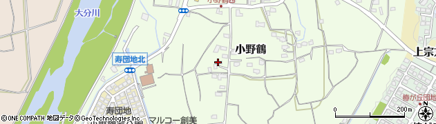 大分県大分市小野鶴980周辺の地図