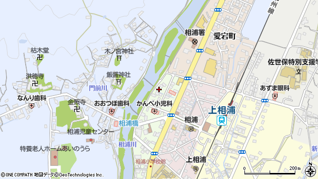 〒858-0916 長崎県佐世保市木宮町の地図