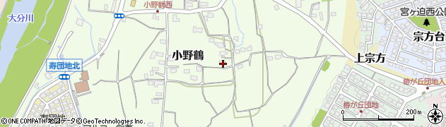 大分県大分市小野鶴1053周辺の地図