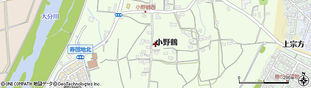 大分県大分市小野鶴1000周辺の地図