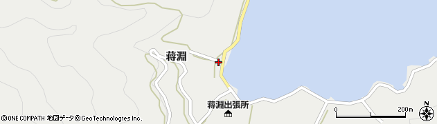 蒋渕港旅客船ターミナル（盛運汽船）周辺の地図