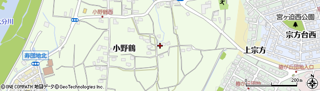 大分県大分市小野鶴1174周辺の地図