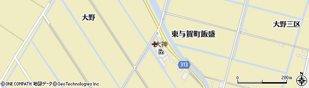 佐賀県佐賀市東与賀町大字飯盛2636周辺の地図