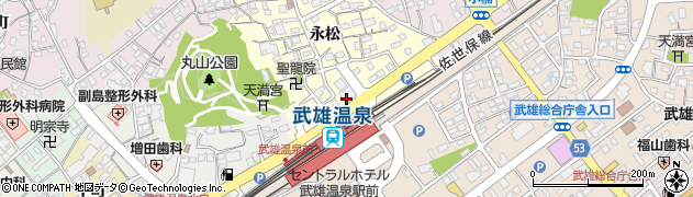セコム株式会社武雄事務所周辺の地図