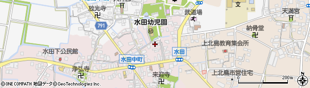 水田天満宮　社務所周辺の地図