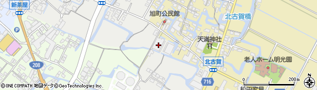 福岡県大川市上巻182周辺の地図