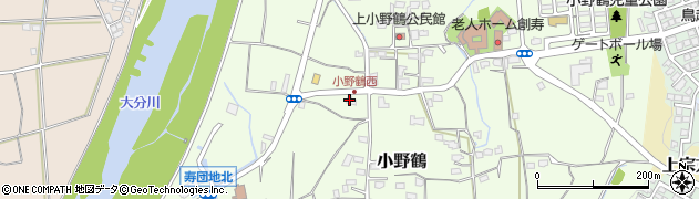 大分県大分市小野鶴737周辺の地図