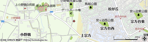 大分県大分市小野鶴1217周辺の地図