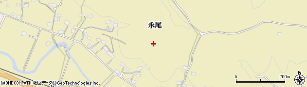 佐賀県武雄市永尾周辺の地図