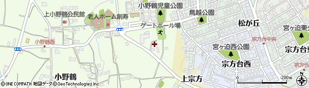 大分県大分市小野鶴1596周辺の地図